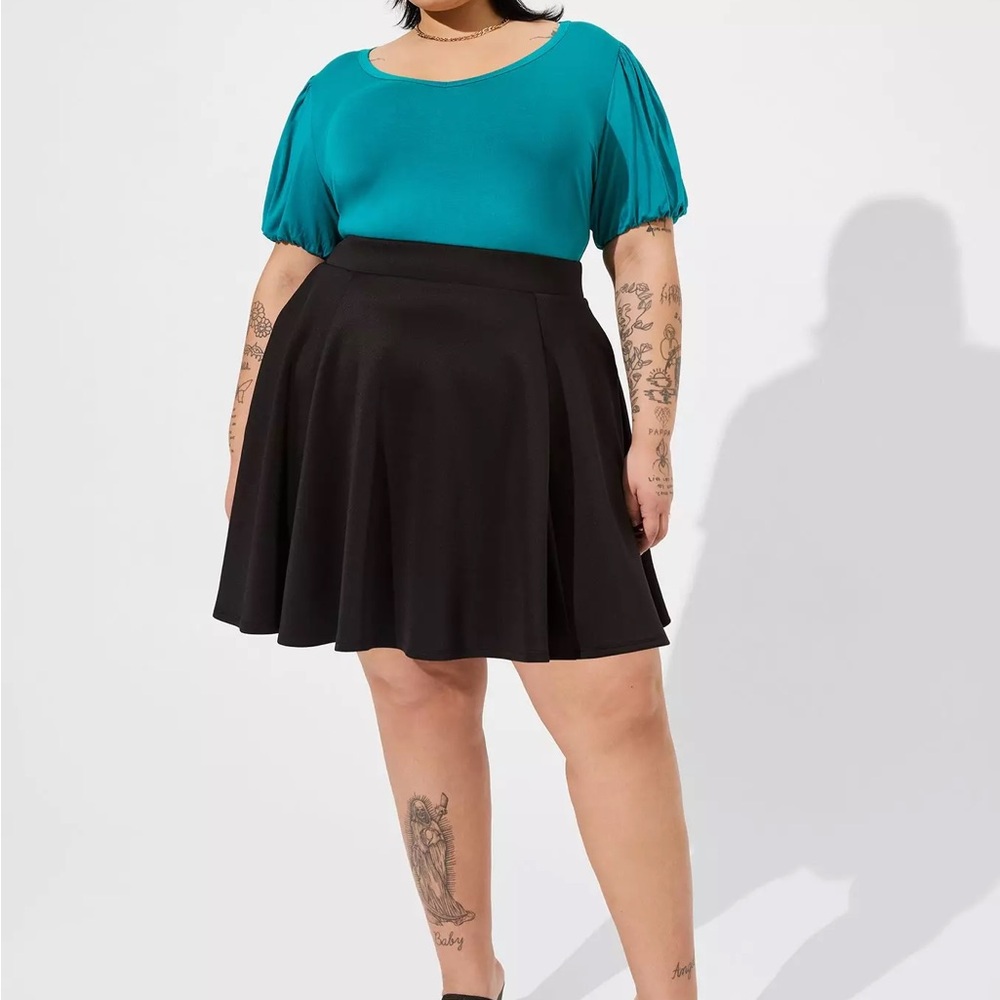Torrid Mini Scuba Skater Skirt